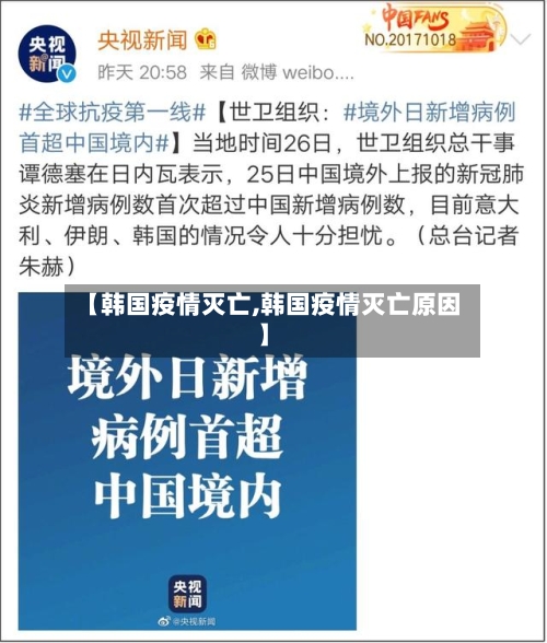 【韩国疫情灭亡,韩国疫情灭亡原因】-第1张图片